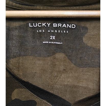 Camo V-Neck Bunout Tee