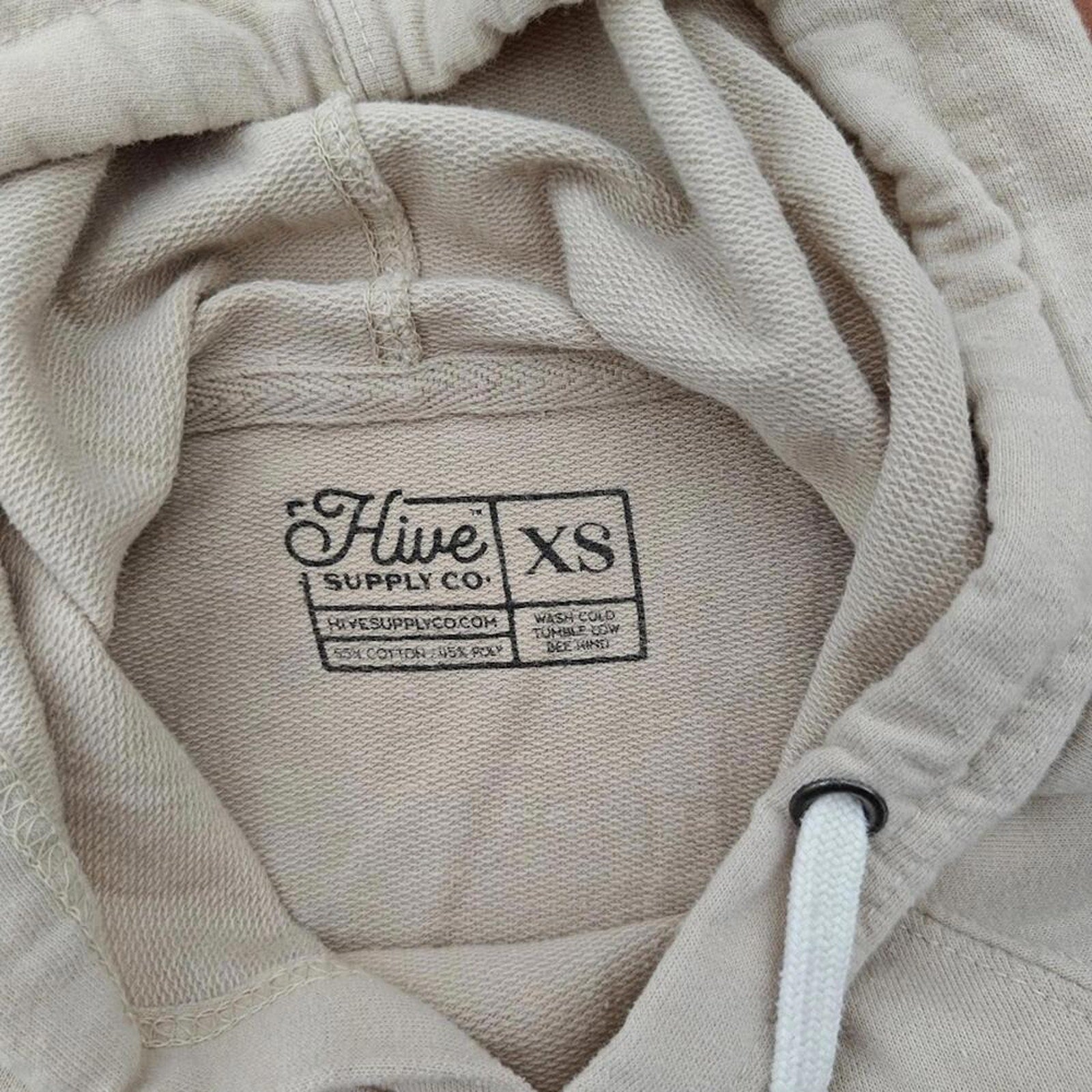 Beige Save The Bees Hoodie