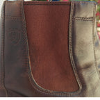 IV Zip Brown Leather Paddock Boots