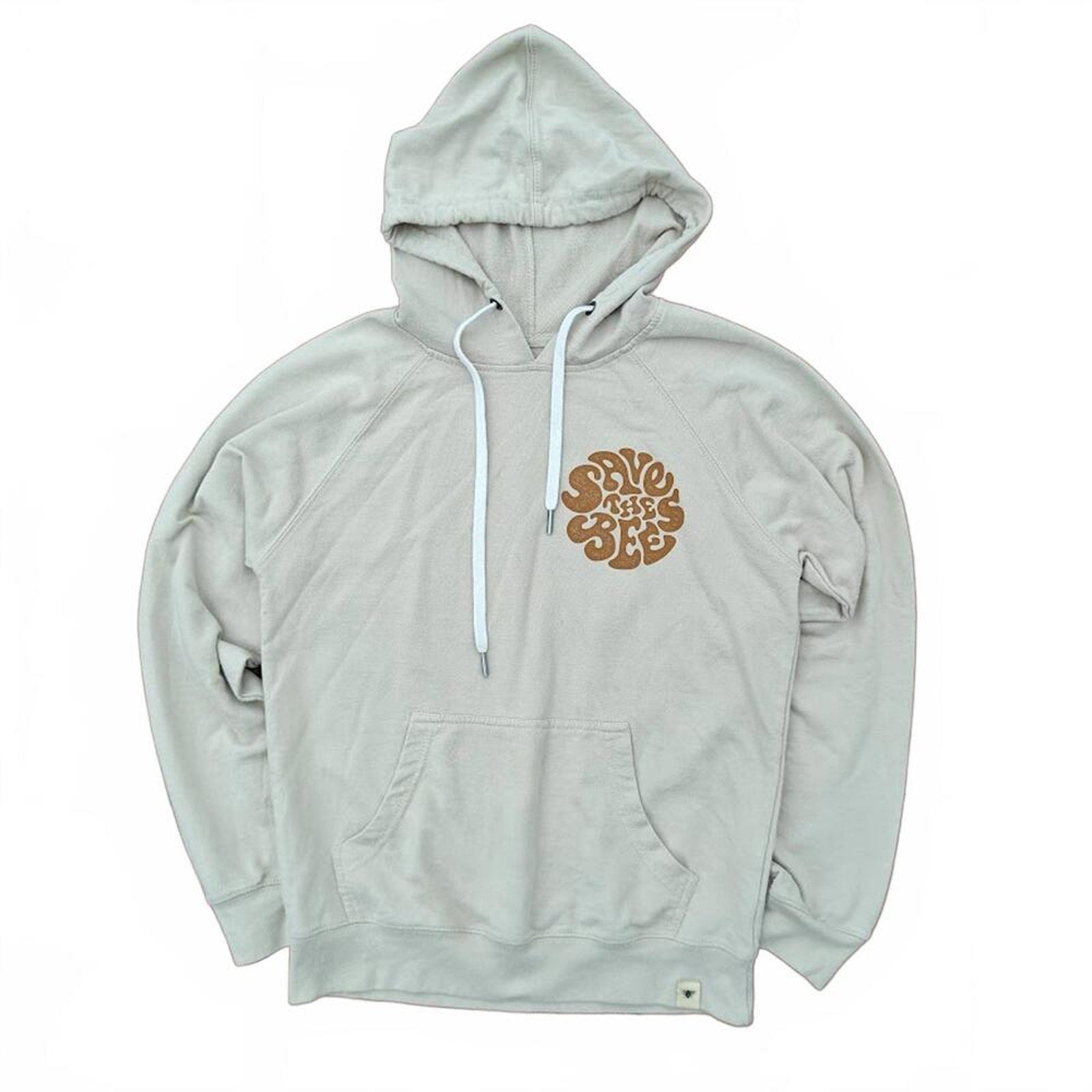 Beige Save The Bees Hoodie
