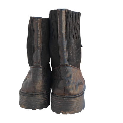 Black Lace Up Combat Boots