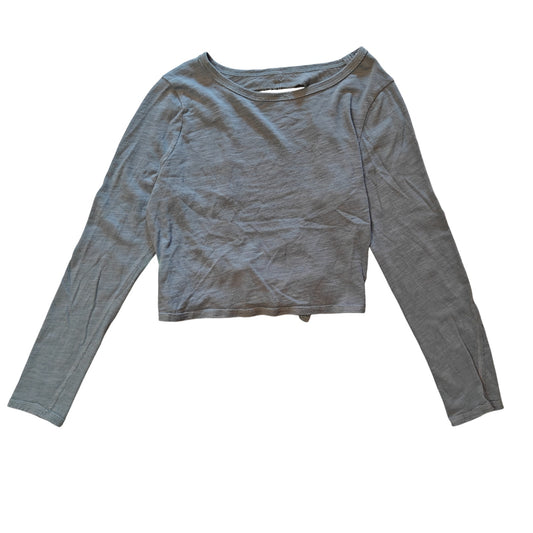 Open Back Tie Crop Top