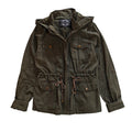 Olive Green Hooded Utility Jacket