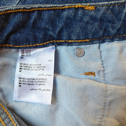 Wide Leg High Rise Jeans