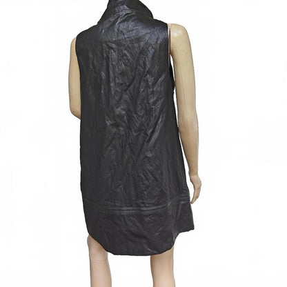Black Avant Garde Asymmetrical Sleeveless Dress