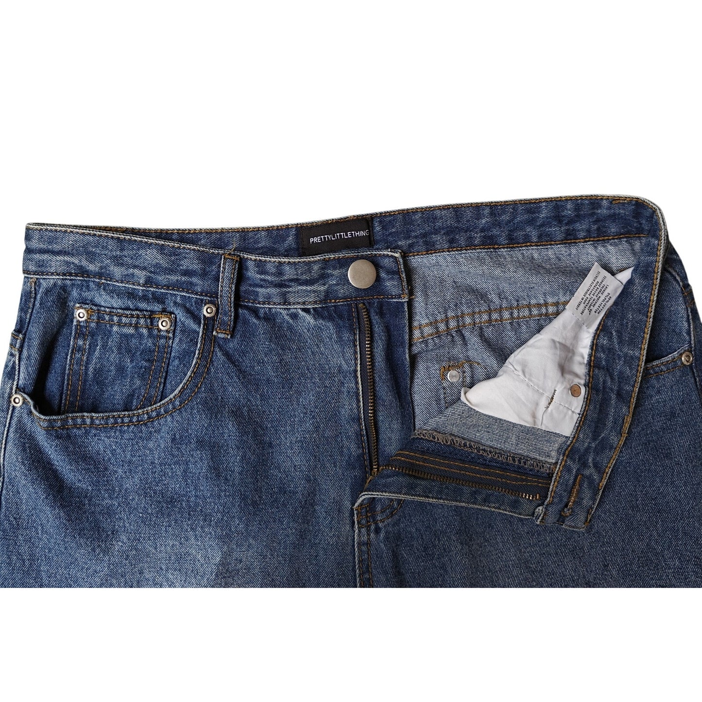 Distressed High Waist Mom Jeans Size 14
