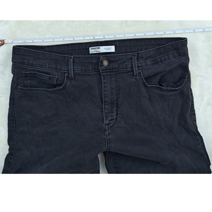 Black Stretch Denim Jeans