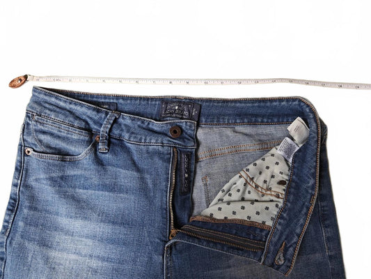 Hayden Medium Wash Skinny Jeans Size 14