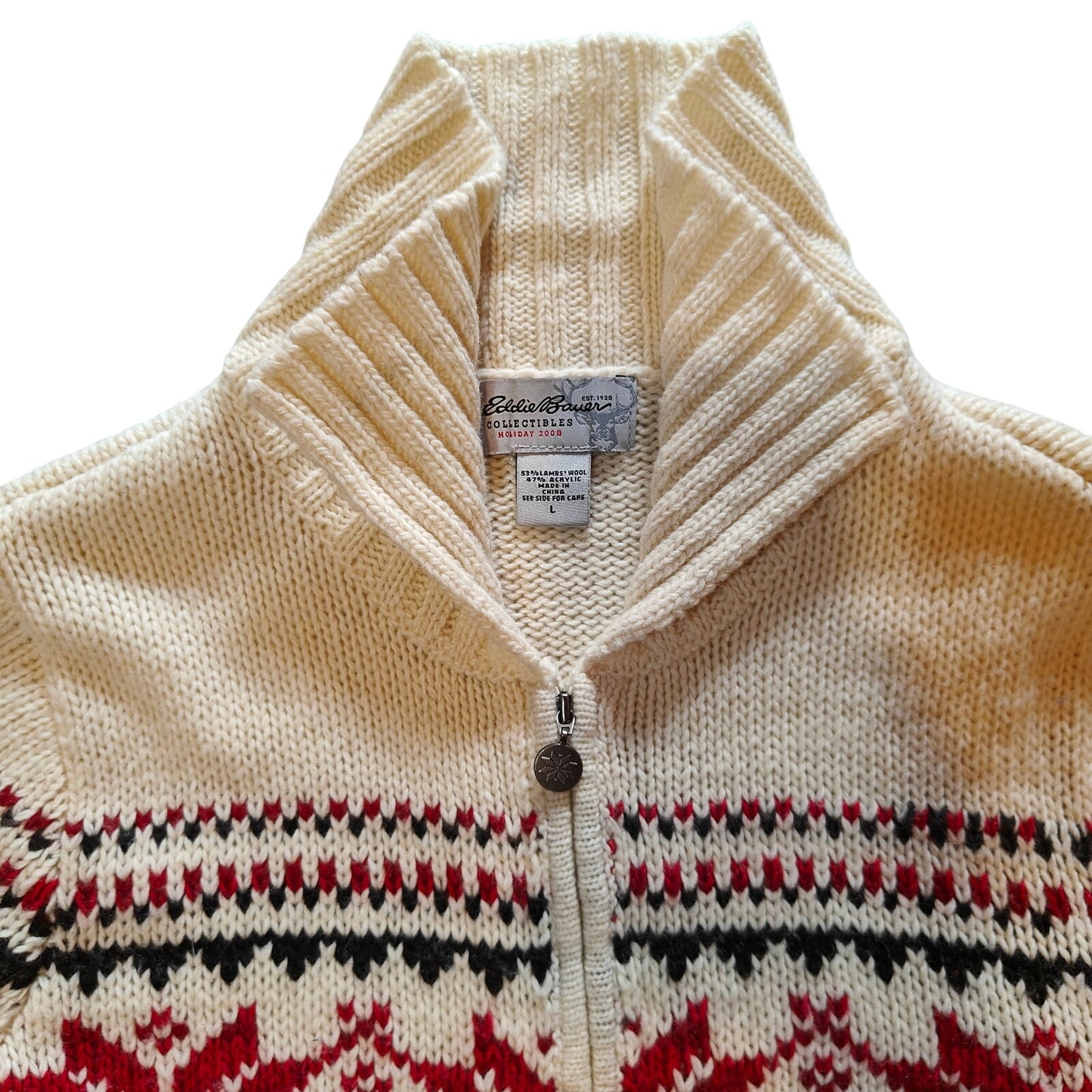 Holiday Collectibles 2008 Fair Isle Zip-Up Sweater