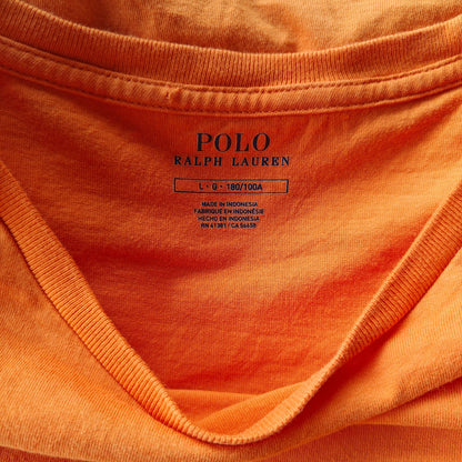 Orange Big Pony Short Sleeve Logo Tee
