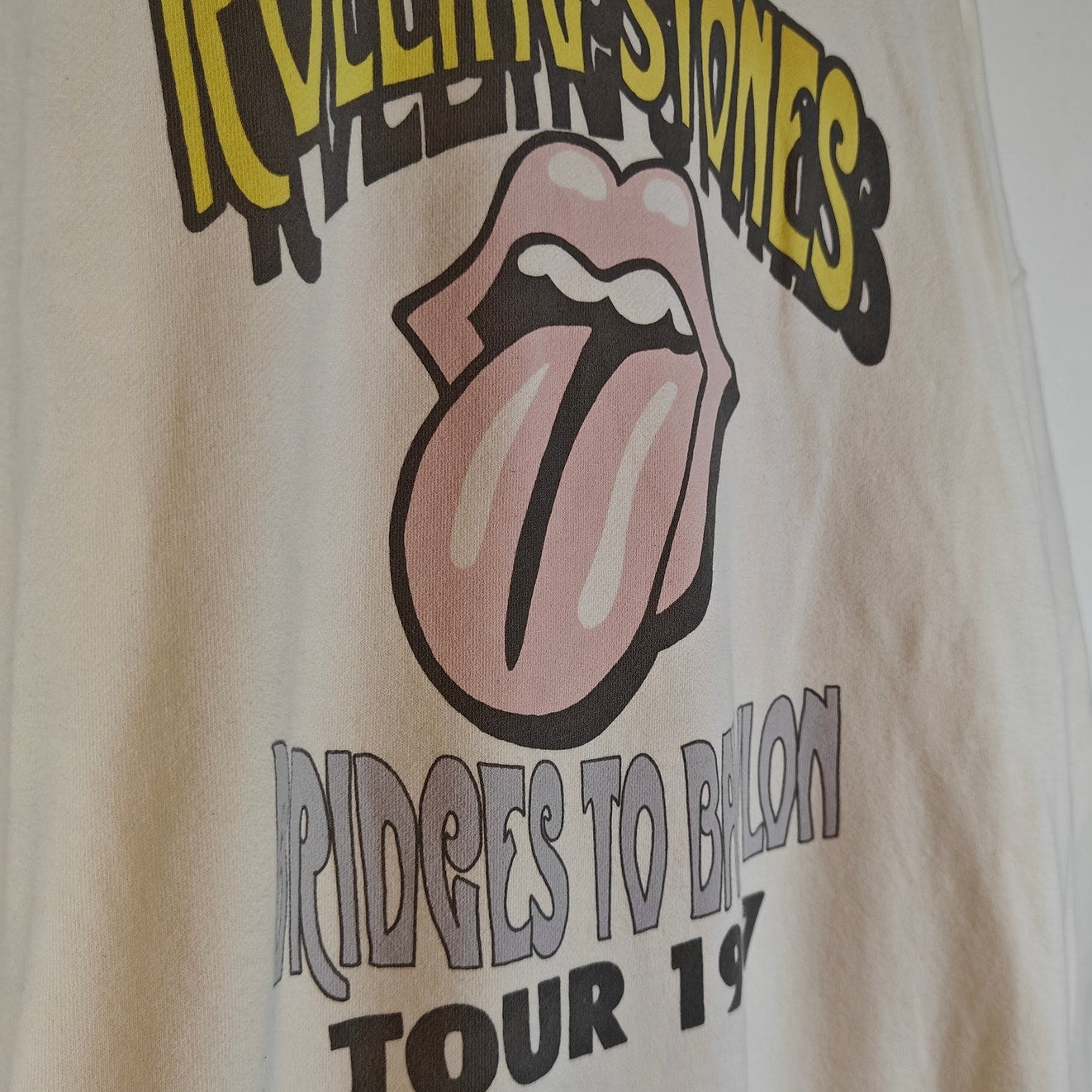 Rolling Stones Bridges to Babylon 1997 Graphic Sweatshirt