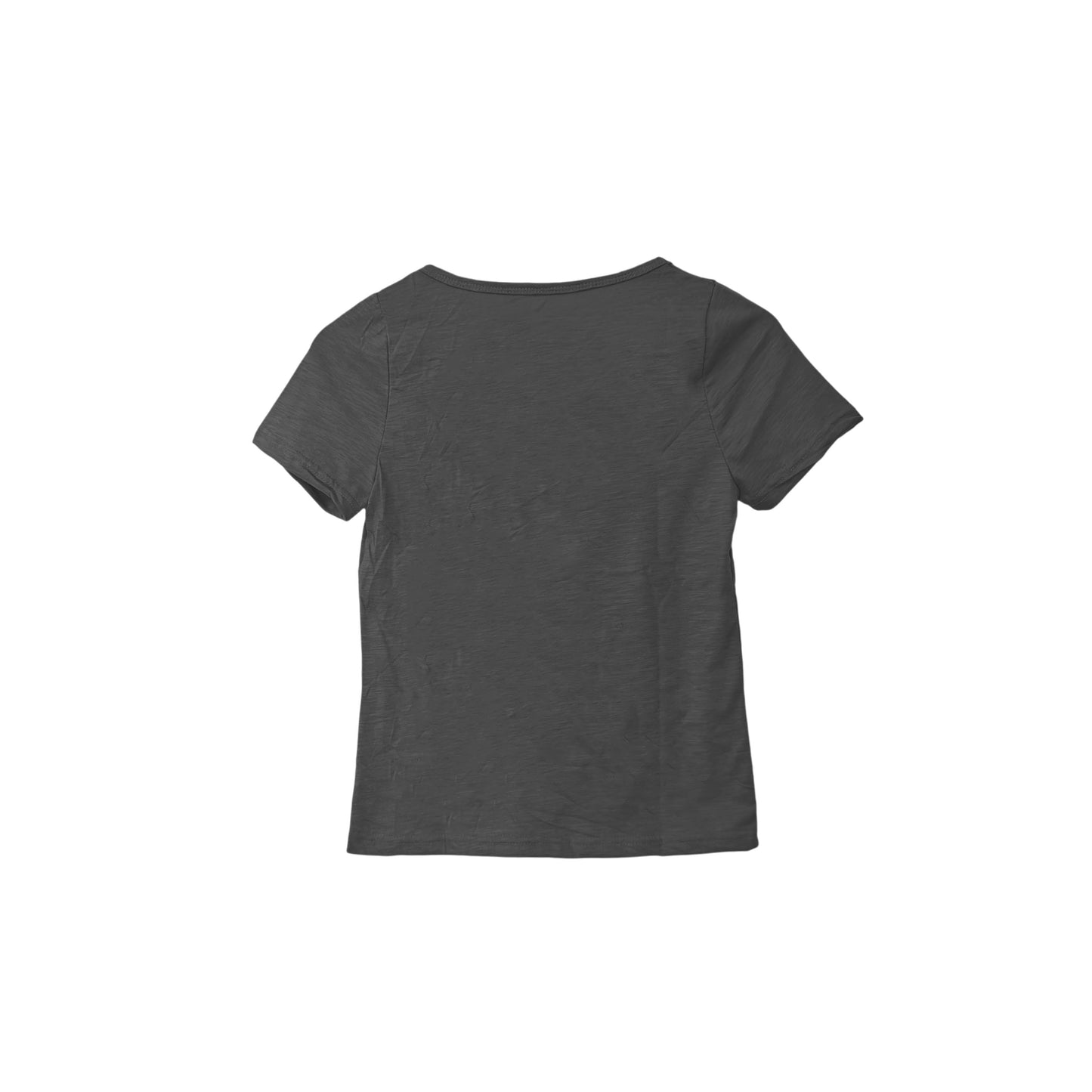 Charcoal Scoop Neck Tee