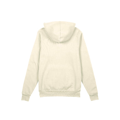 Cream Lightweight Sponge Fleece Hoodie