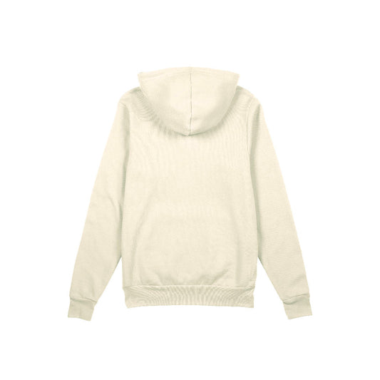 Cream Lightweight Sponge Fleece Hoodie