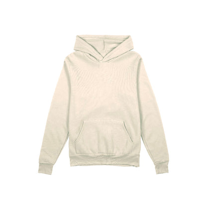 Cream Lightweight Sponge Fleece Hoodie
