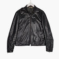 Vintage Suzuki Black Leather Cafe Racer Jacket – Made in Canada