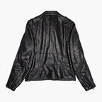Vintage Suzuki Black Leather Cafe Racer Jacket – Made in Canada
