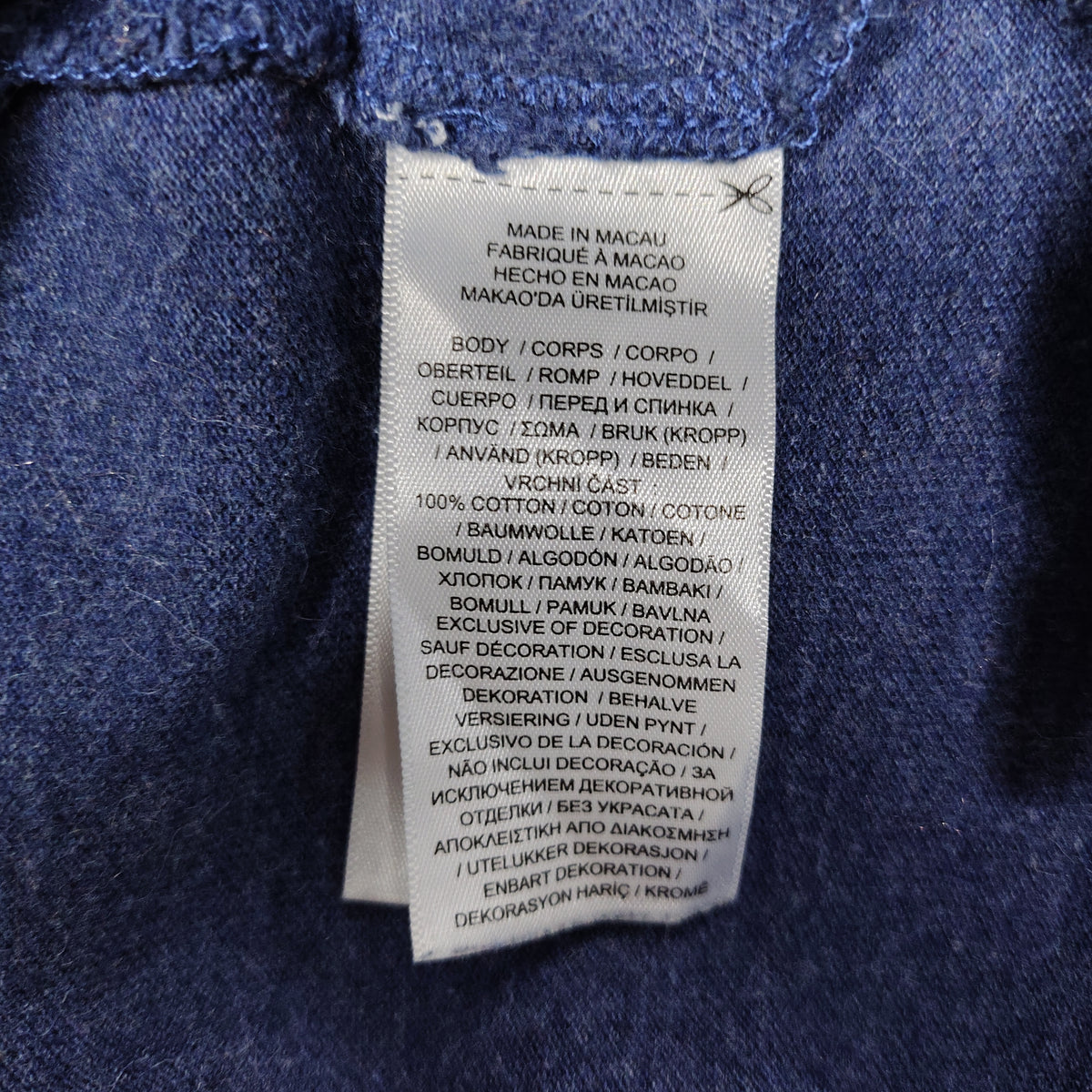 Polo Ralph Lauren Blue Camo Cotton Polo Shirt – Boys’ XL (18–20)