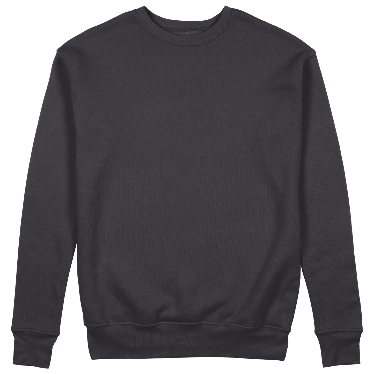 Black Lightweight Sponge Fleece Crewneck