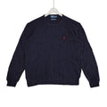 Polo Ralph Lauren Navy Cotton Crewneck Sweater – Men’s XL