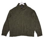 Polo Ralph Lauren Shawl Collar Cotton Sweatshirt – Charcoal Gray