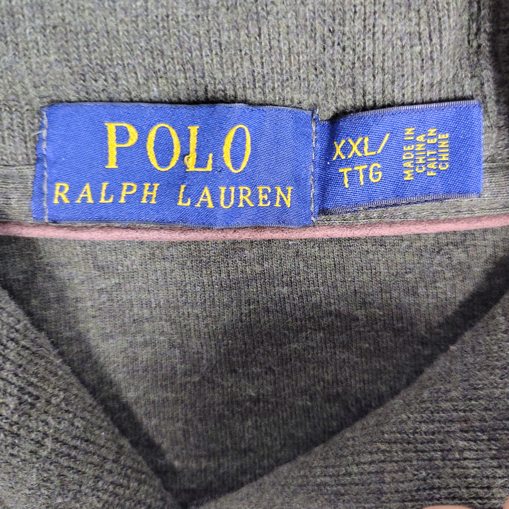 Polo Ralph Lauren Shawl Collar Cotton Sweatshirt – Charcoal Gray