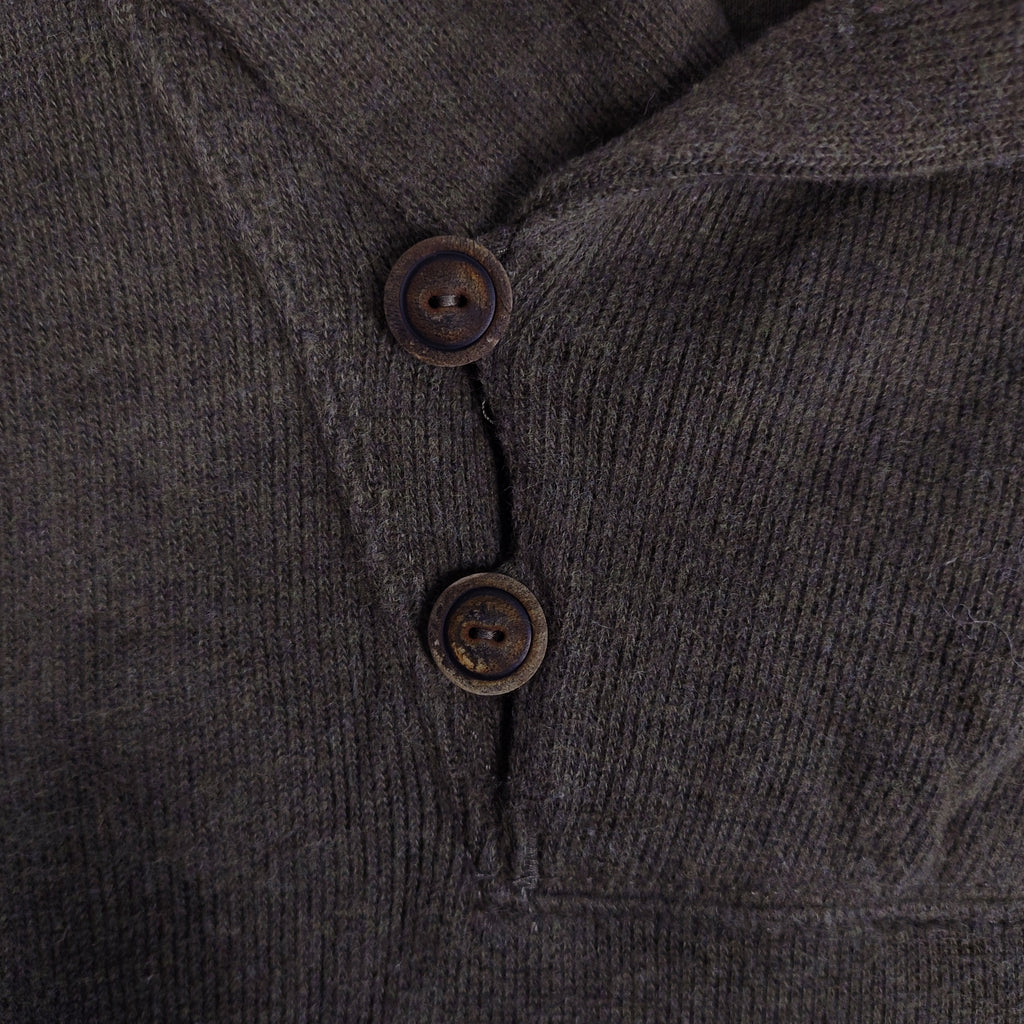 Polo Ralph Lauren Shawl Collar Cotton Sweatshirt – Charcoal Gray