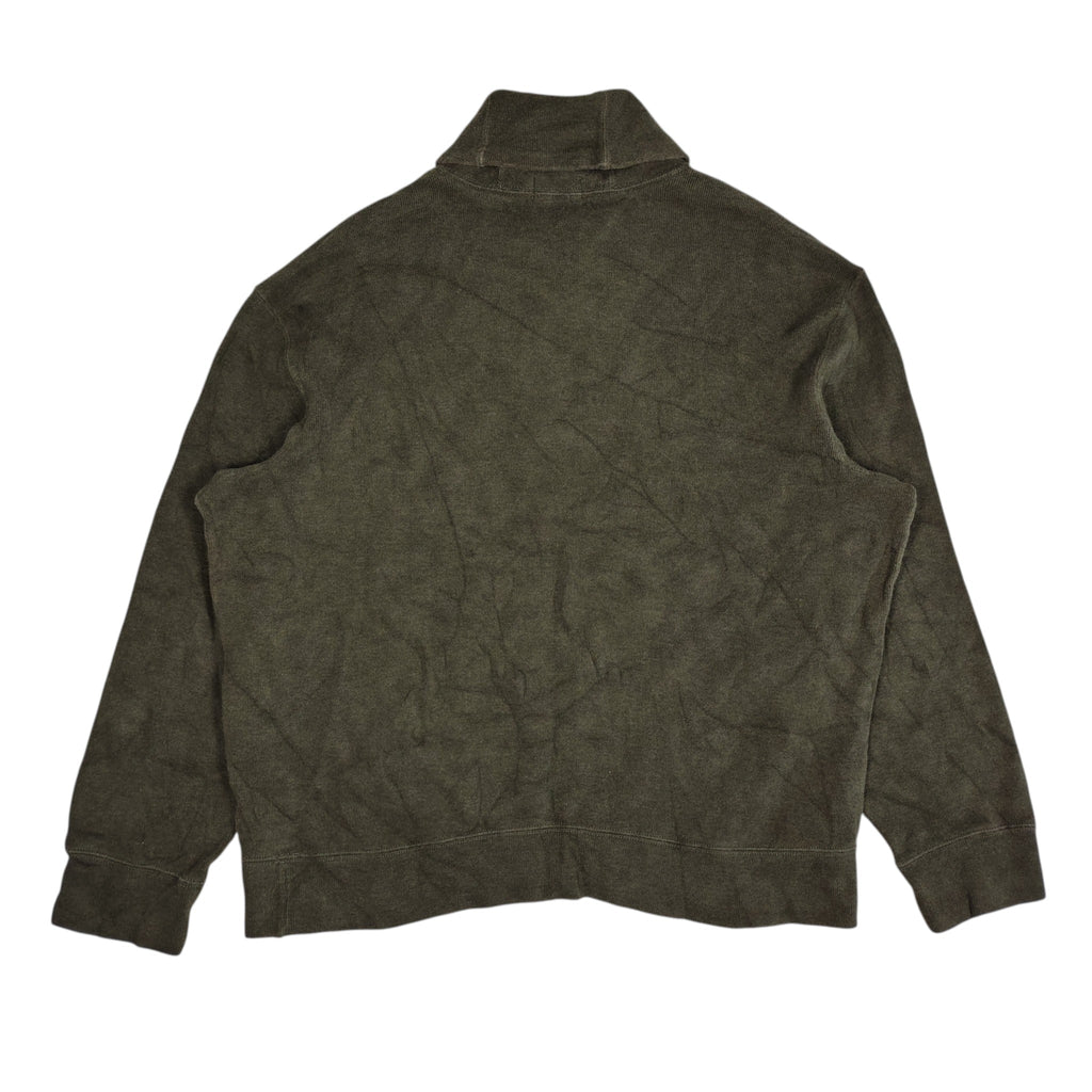 Polo Ralph Lauren Shawl Collar Cotton Sweatshirt – Charcoal Gray