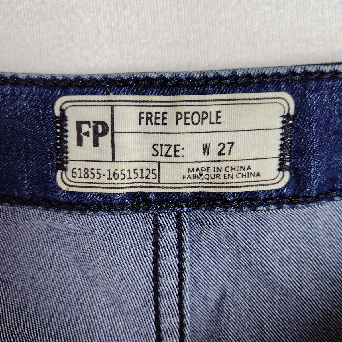 Free People High-Rise Flare Jeans – Dark Blue