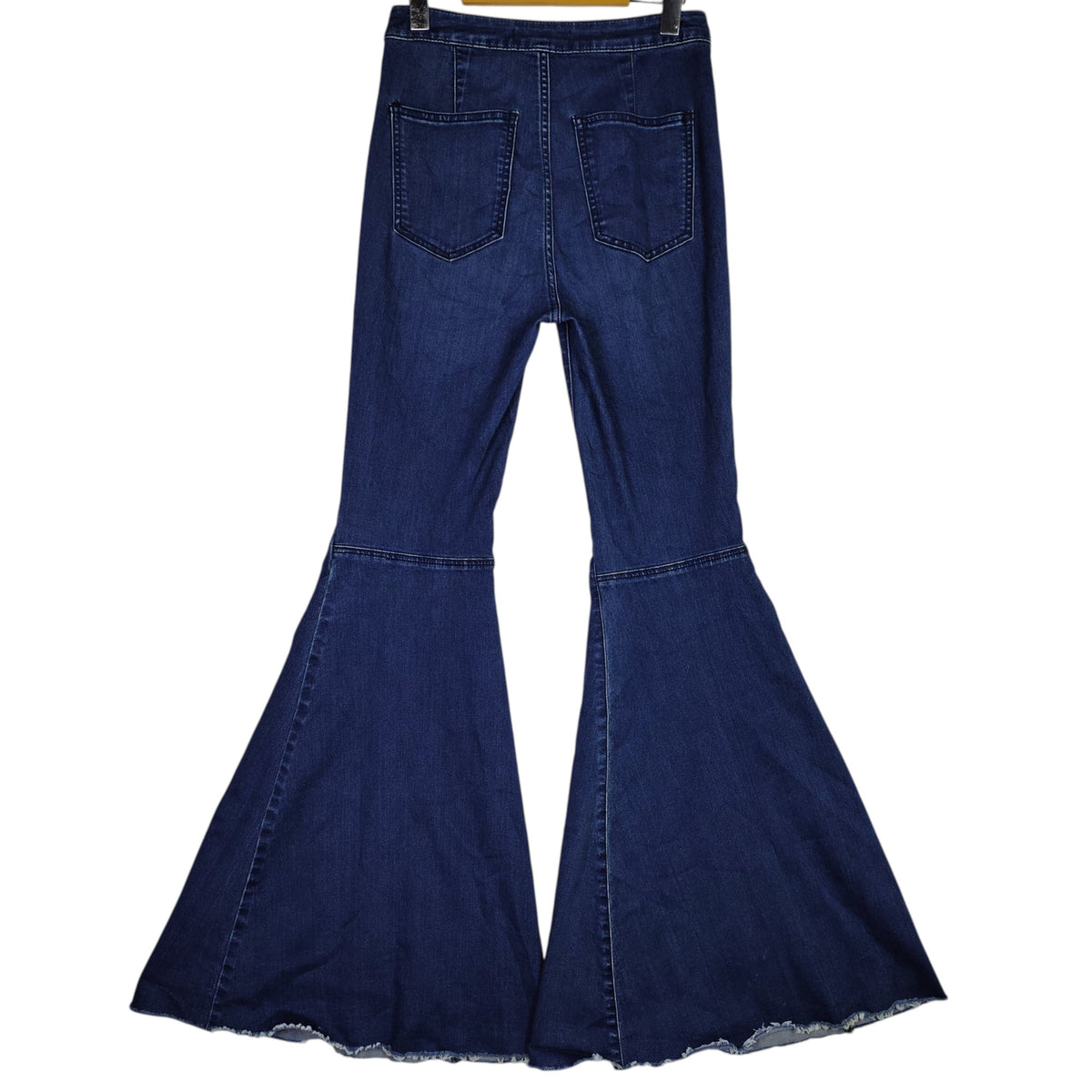 Free People High-Rise Flare Jeans – Dark Blue