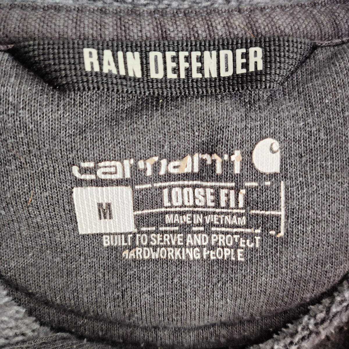 Carhartt Rain Defender Graphic Pullover Hoodie – Charcoal Heather