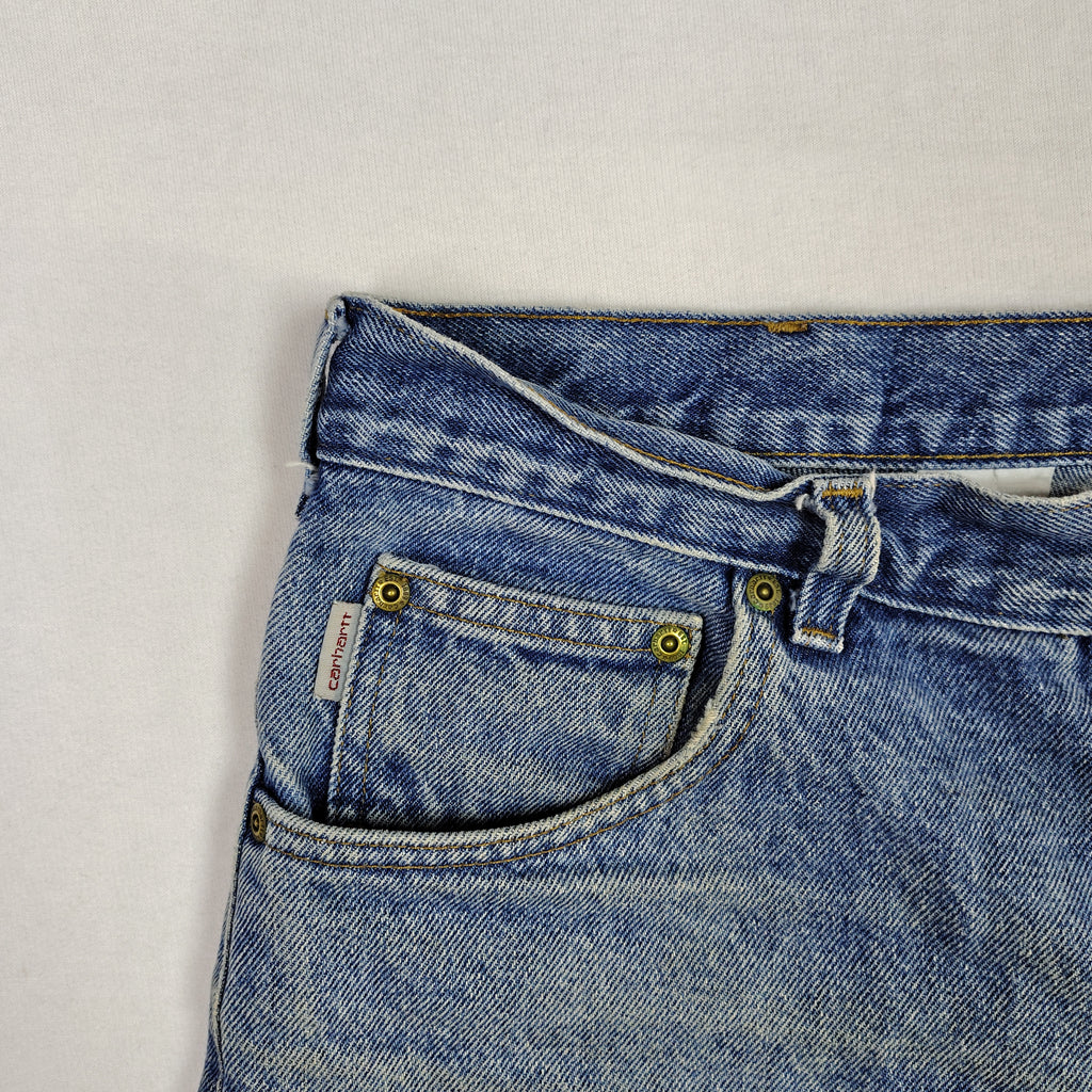 Carhartt Five-Pocket Denim Jeans – Light Wash Blue