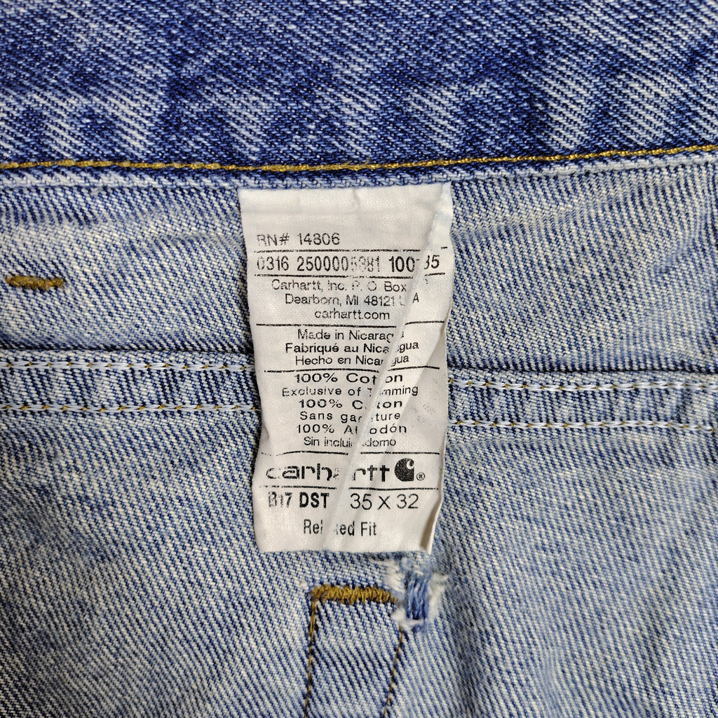 Carhartt Five-Pocket Denim Jeans – Light Wash Blue