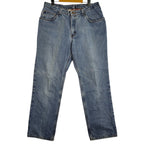 Carhartt Flannel-Lined Straight-Leg Jeans