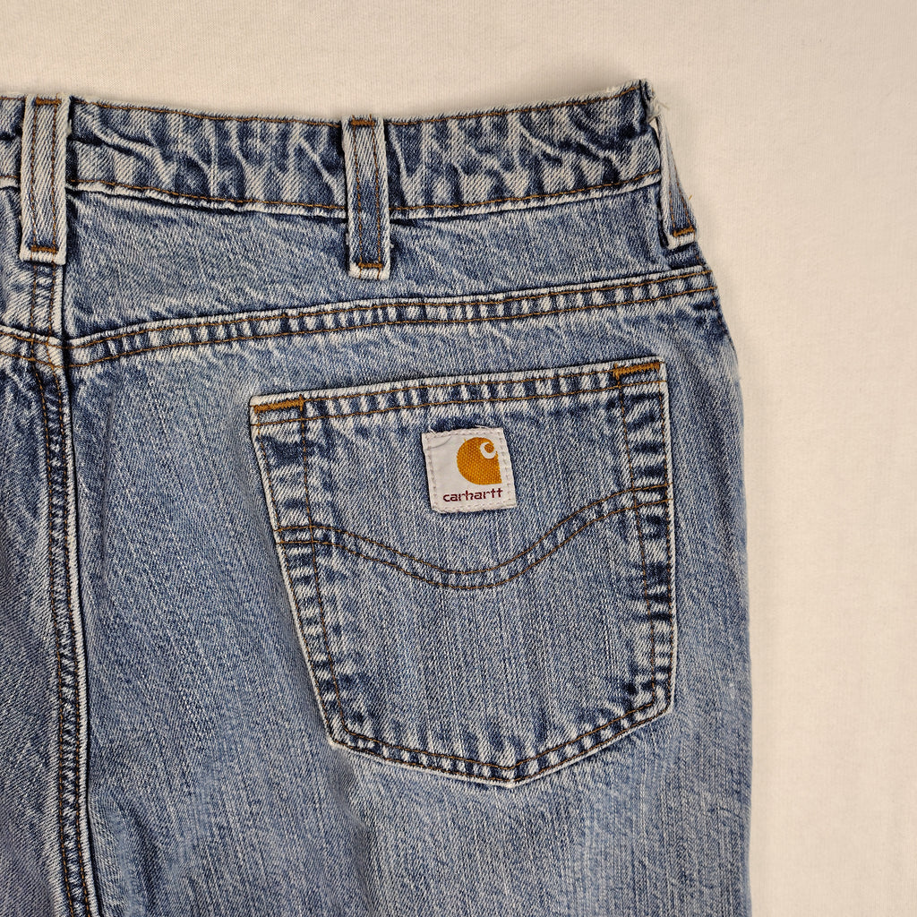 Carhartt Flannel-Lined Straight-Leg Jeans