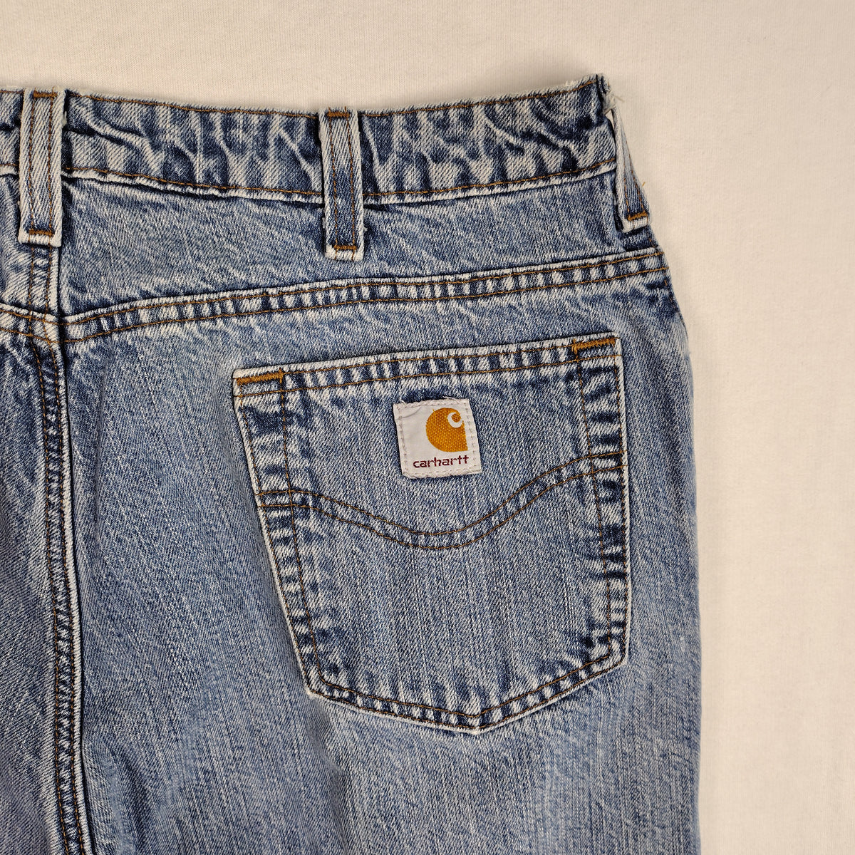 Carhartt Flannel-Lined Straight-Leg Jeans
