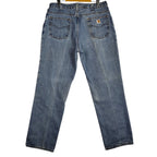 Carhartt Flannel-Lined Straight-Leg Jeans