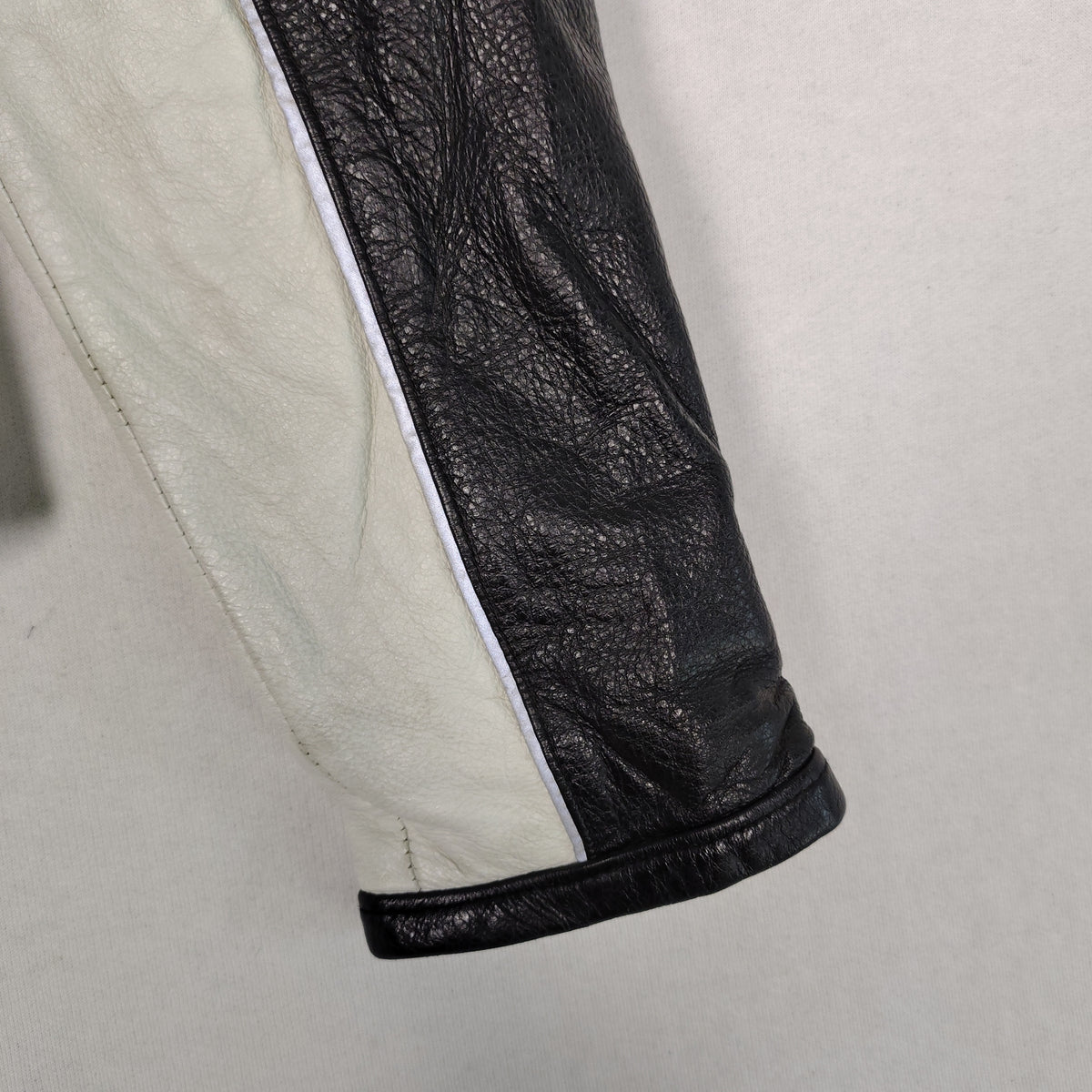 Harley-Davidson Leather Moto Jacket – White, Black & Pink