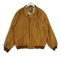 Marlboro Adventure Team Leather Bomber Jacket – Tan Brown