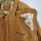 Marlboro Adventure Team Leather Bomber Jacket – Tan Brown