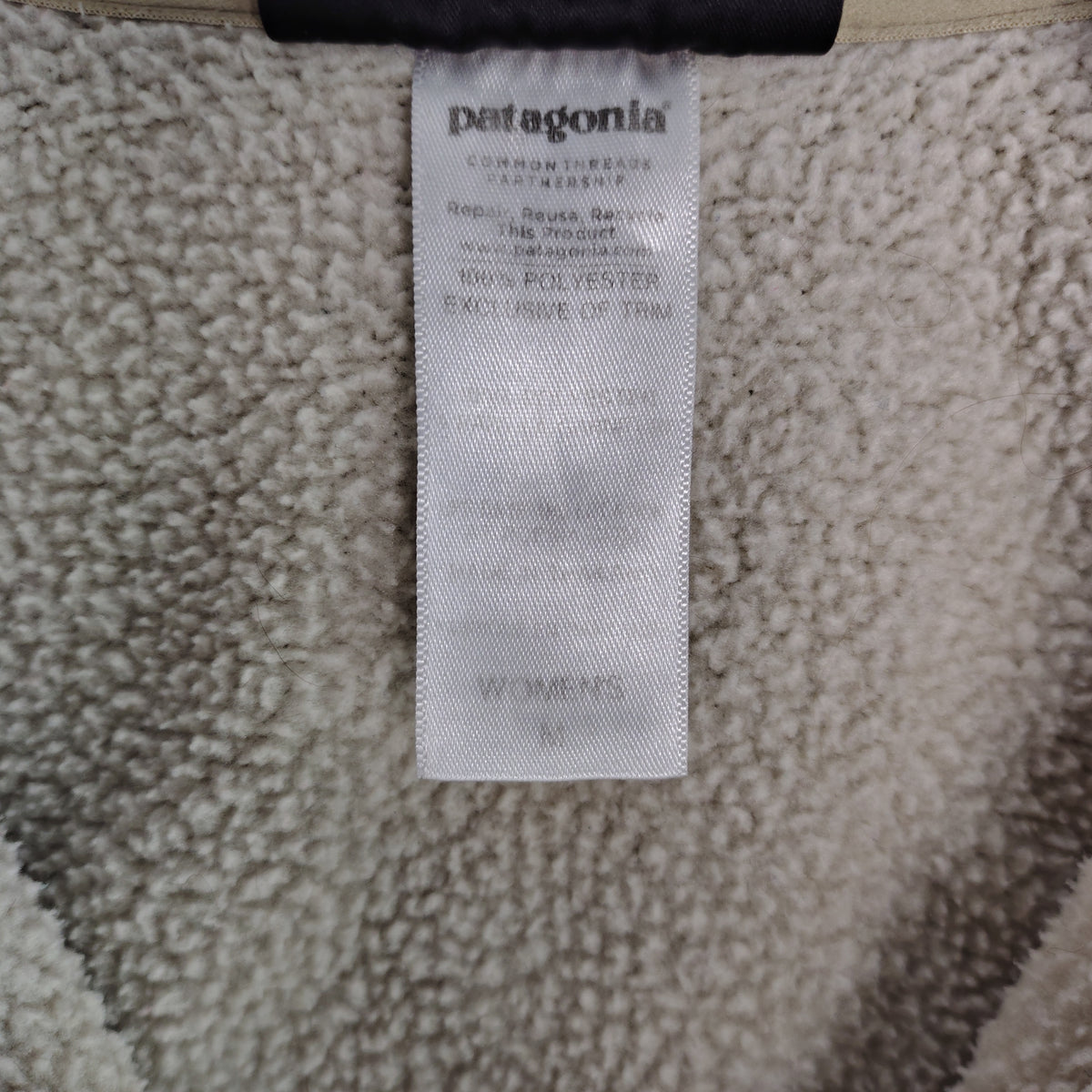 Patagonia Better Sweater Full Zip Fleece Jacket Oatmeal Women’s