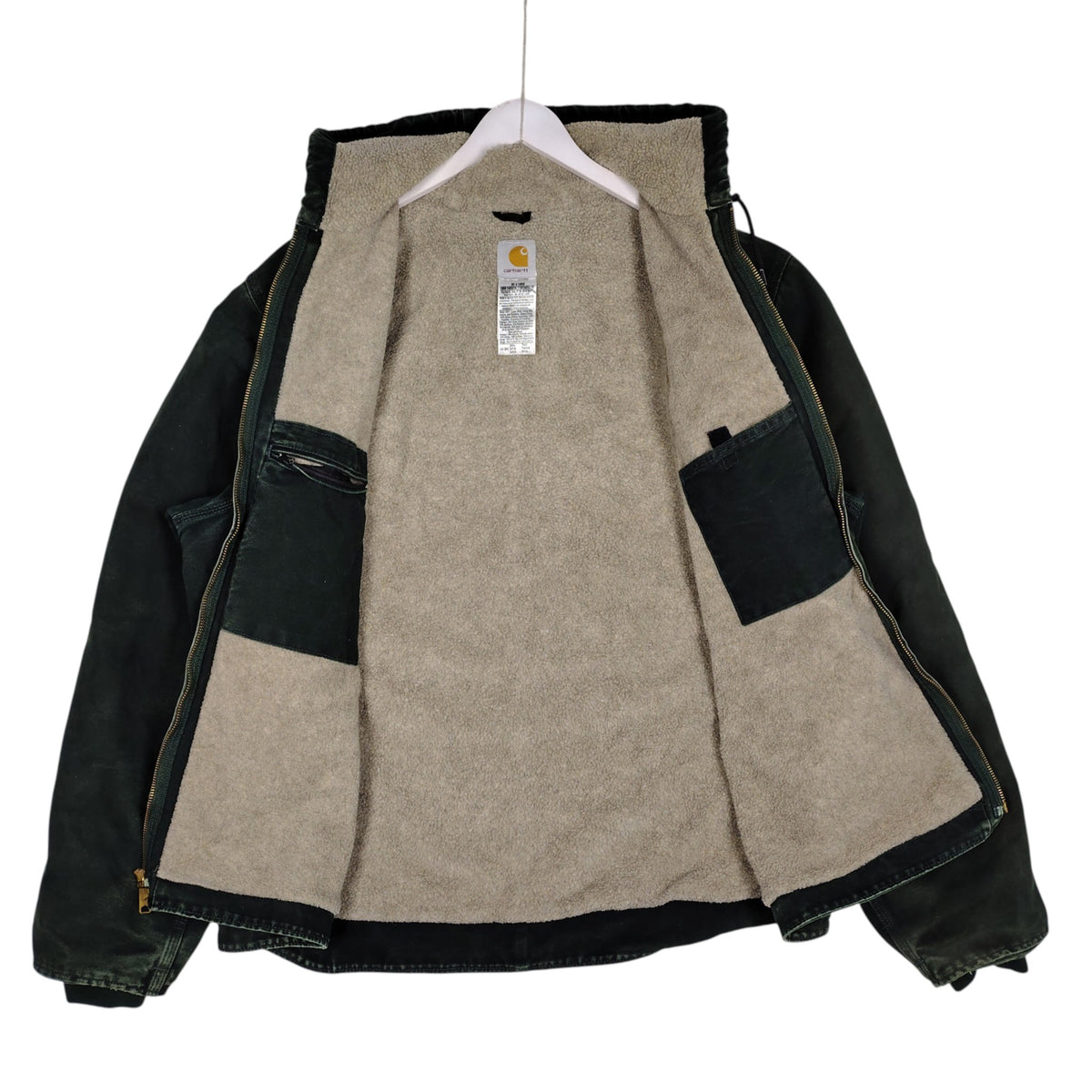 Carhartt J141 Sherpa-Lined Hooded Jacket – Spruce Green