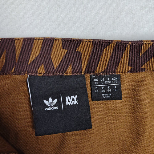 adidas x IVY PARK Monogram Cargo Mini Skirt – Brown