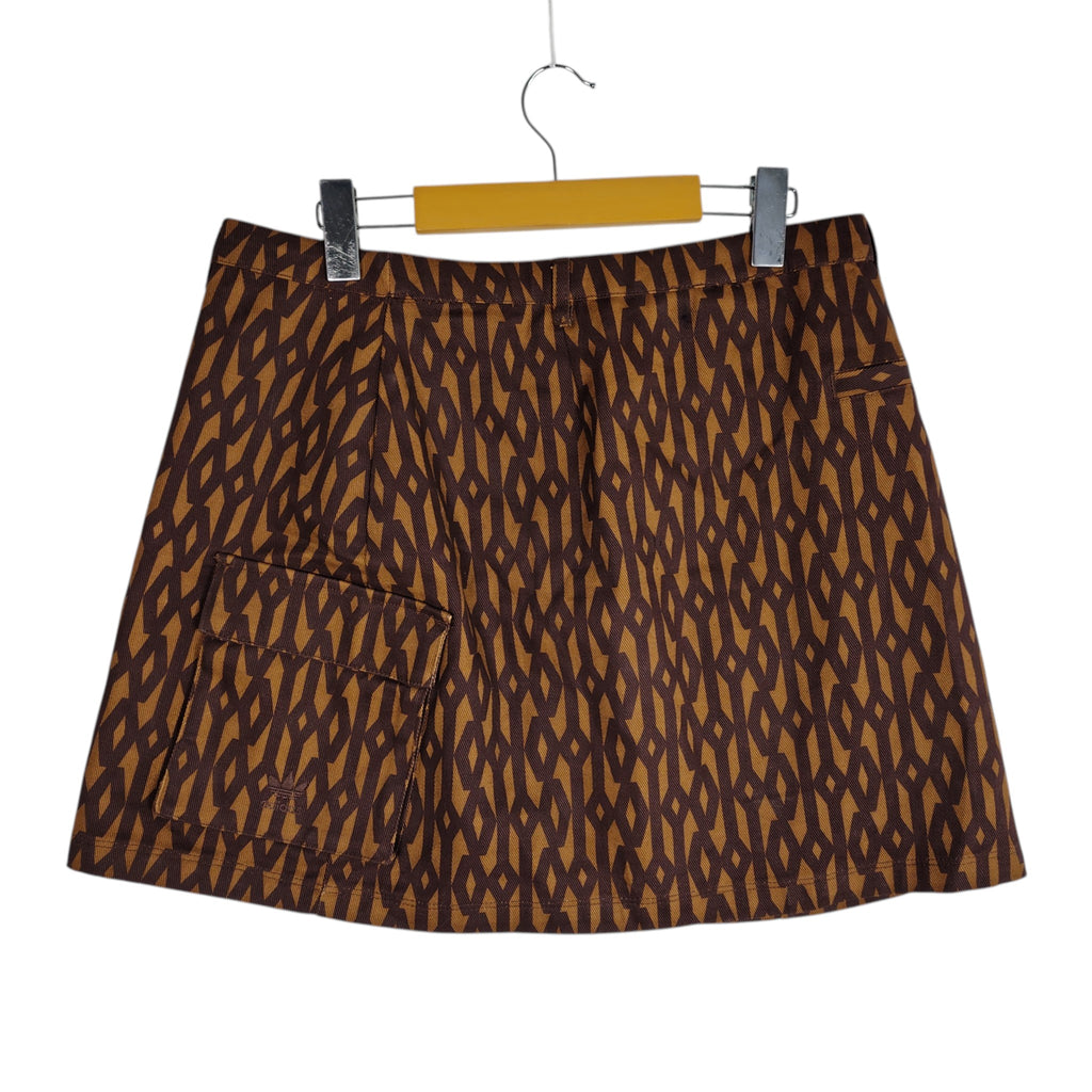 adidas x IVY PARK Monogram Cargo Mini Skirt – Brown