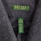 Lauren Ralph Lauren Navy Wool Tweed Blazer