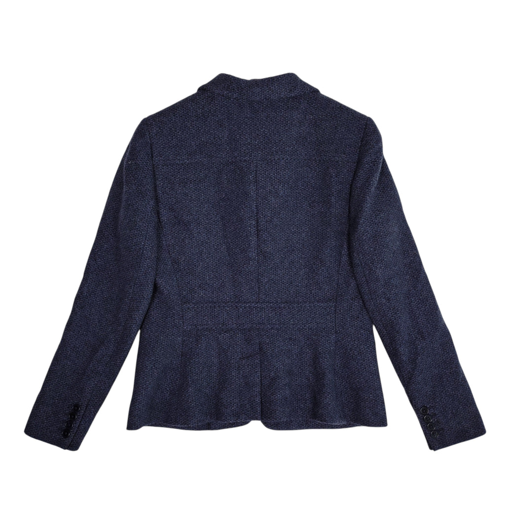 Lauren Ralph Lauren Navy Wool Tweed Blazer