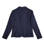 Lauren Ralph Lauren Navy Wool Tweed Blazer
