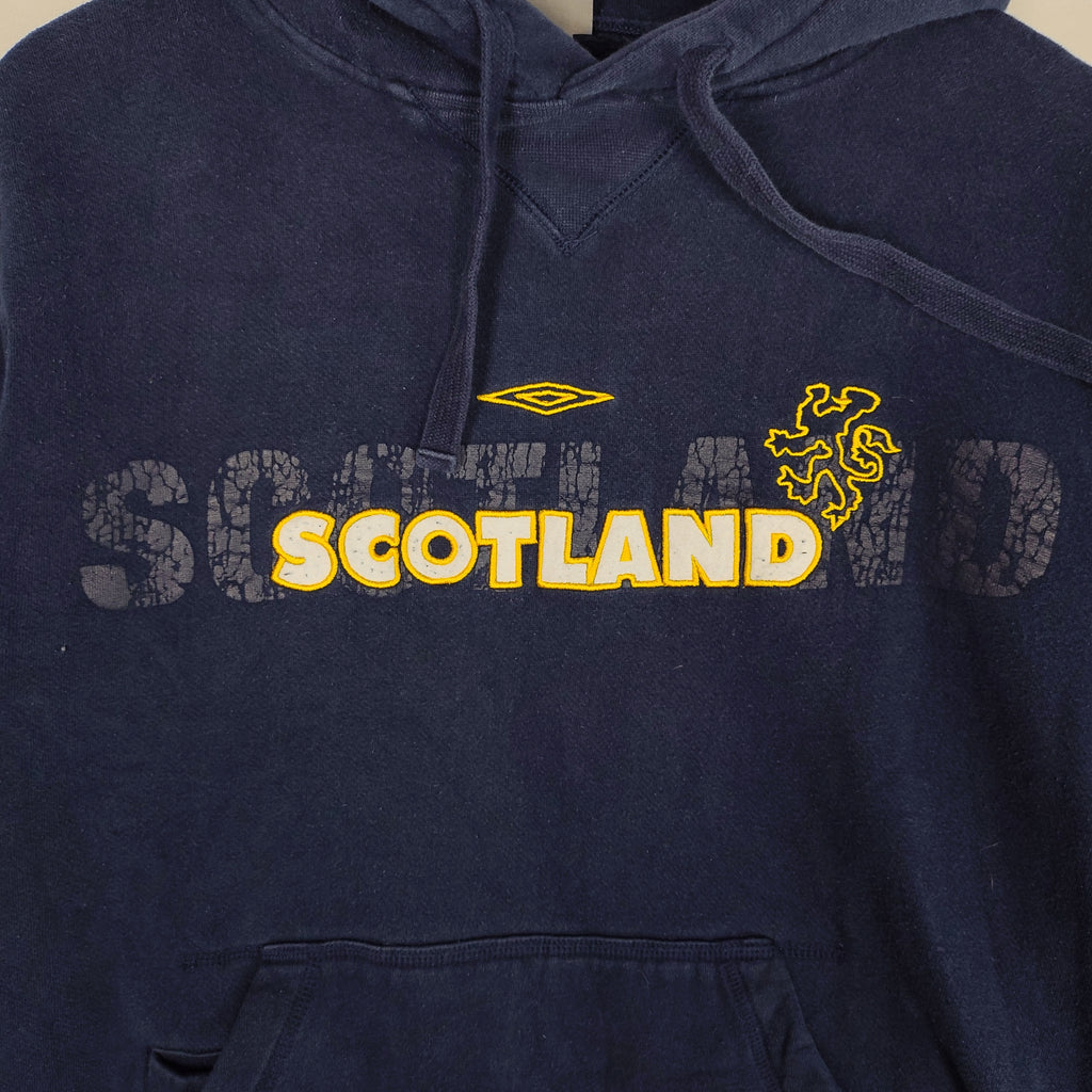 Umbro Scotland Navy Graphic Pullover Hoodie Men’s Large