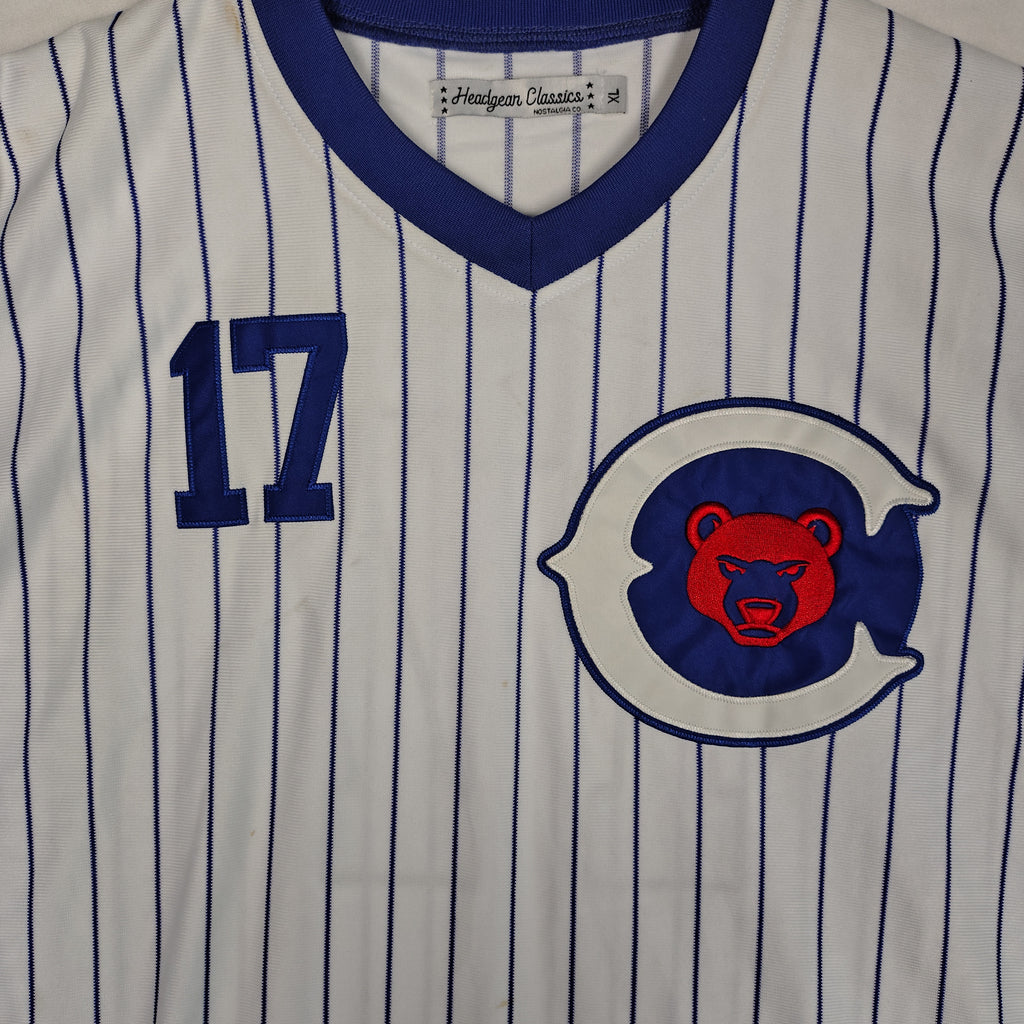 Headgear Classics 1931 Cleveland Cubs #17 Pinstripe Baseball Jersey Men’s XL