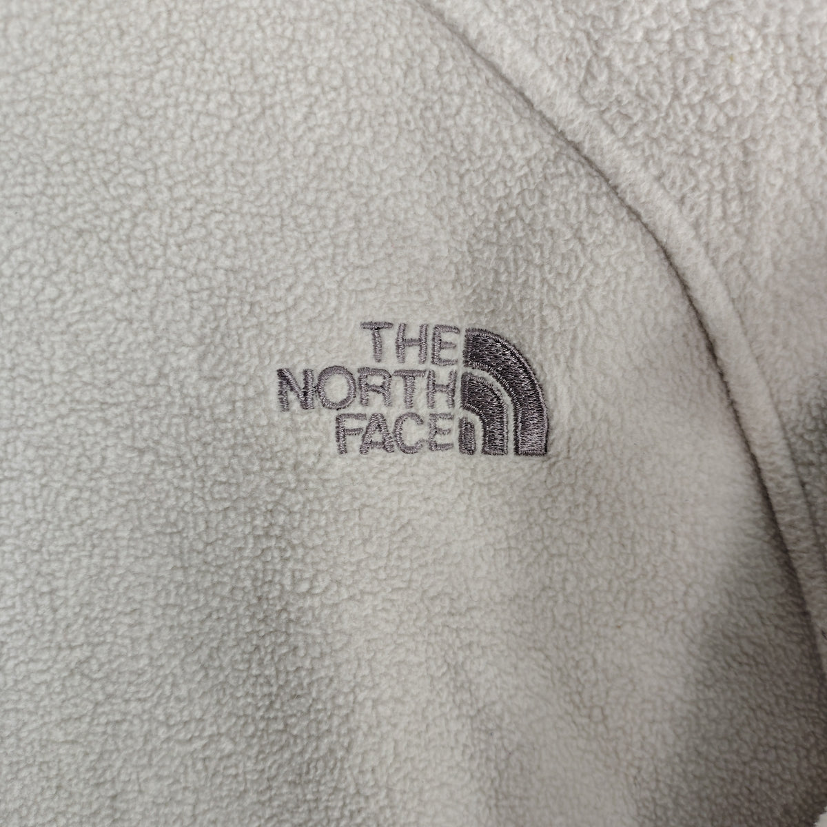 The North Face Ivory Full Zip Fleece Jacket Women’s Large